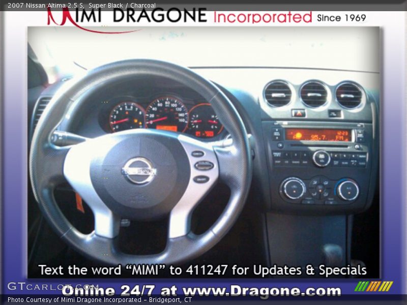 Super Black / Charcoal 2007 Nissan Altima 2.5 S