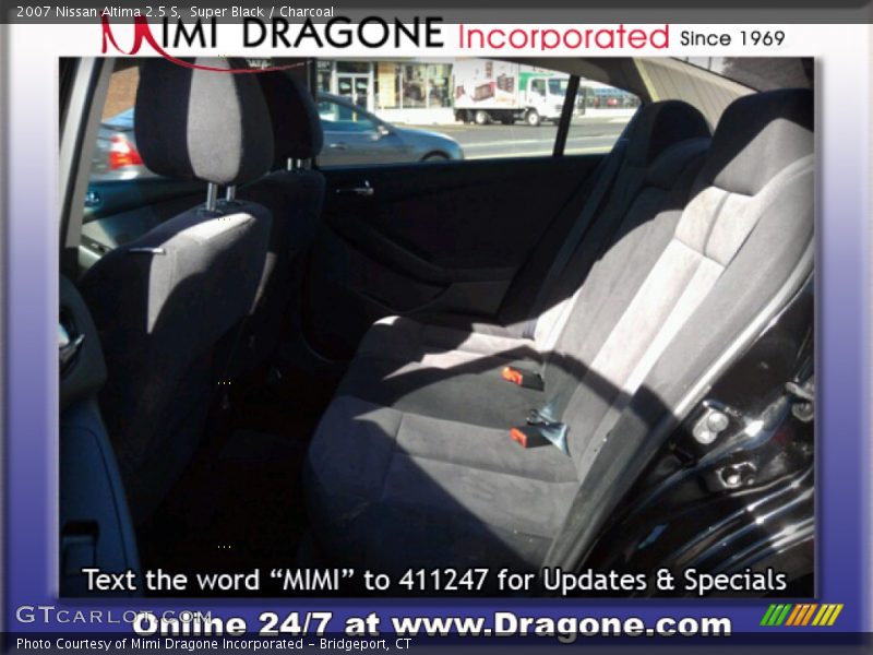 Super Black / Charcoal 2007 Nissan Altima 2.5 S