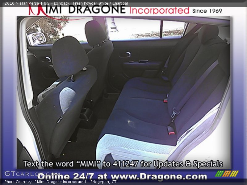 Fresh Powder White / Charcoal 2010 Nissan Versa 1.8 S Hatchback