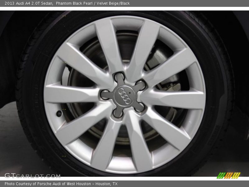 Phantom Black Pearl / Velvet Beige/Black 2013 Audi A4 2.0T Sedan