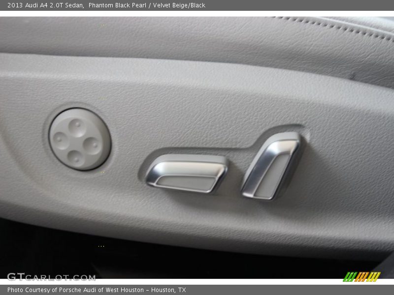 Phantom Black Pearl / Velvet Beige/Black 2013 Audi A4 2.0T Sedan