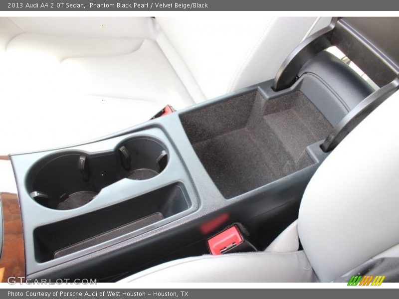 Phantom Black Pearl / Velvet Beige/Black 2013 Audi A4 2.0T Sedan