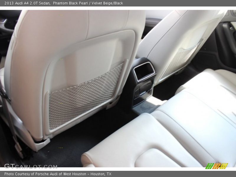 Phantom Black Pearl / Velvet Beige/Black 2013 Audi A4 2.0T Sedan