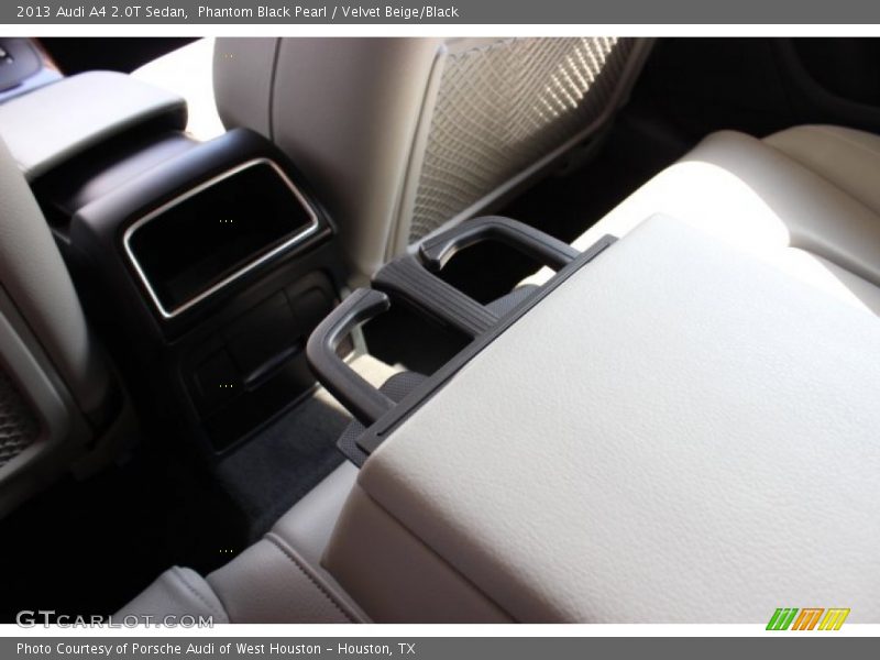 Phantom Black Pearl / Velvet Beige/Black 2013 Audi A4 2.0T Sedan