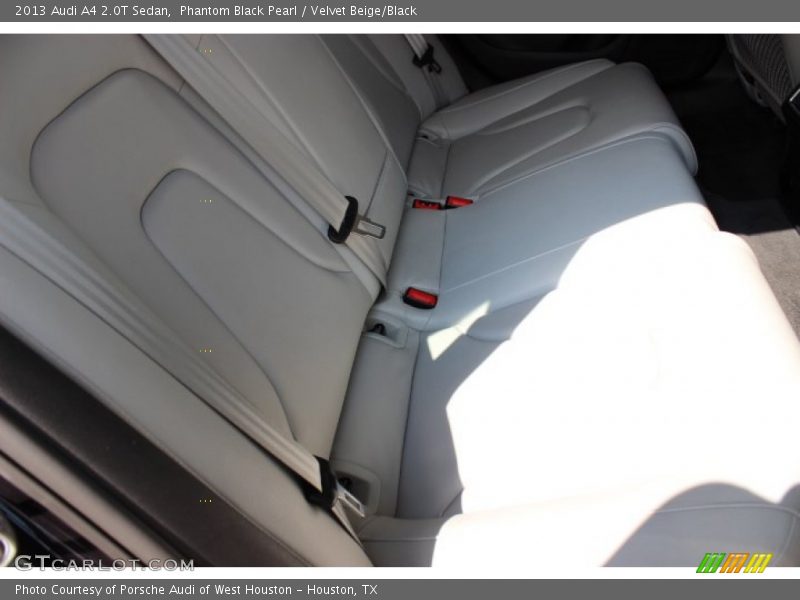 Phantom Black Pearl / Velvet Beige/Black 2013 Audi A4 2.0T Sedan