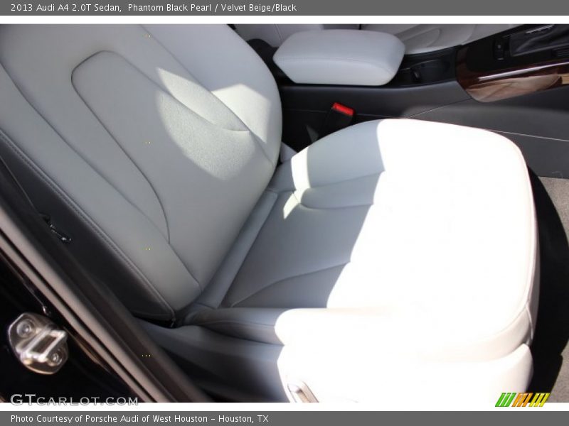 Phantom Black Pearl / Velvet Beige/Black 2013 Audi A4 2.0T Sedan