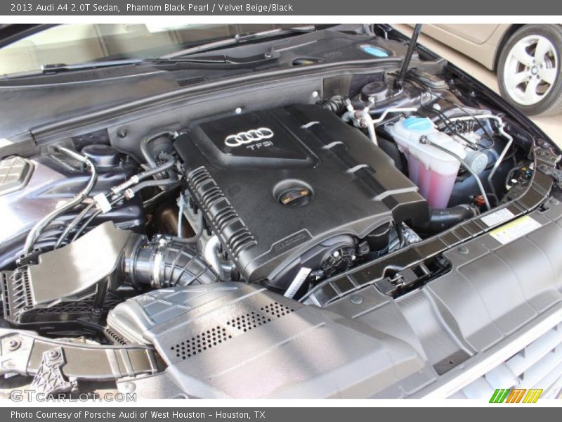 Phantom Black Pearl / Velvet Beige/Black 2013 Audi A4 2.0T Sedan