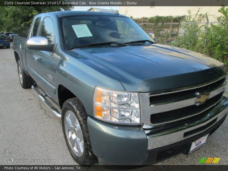 Blue Granite Metallic / Ebony 2009 Chevrolet Silverado 1500 LT Extended Cab