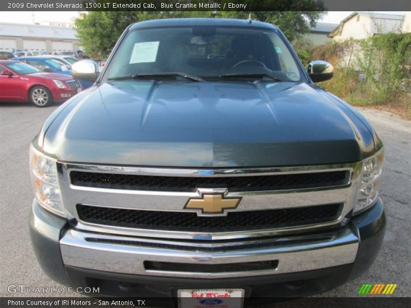 Blue Granite Metallic / Ebony 2009 Chevrolet Silverado 1500 LT Extended Cab