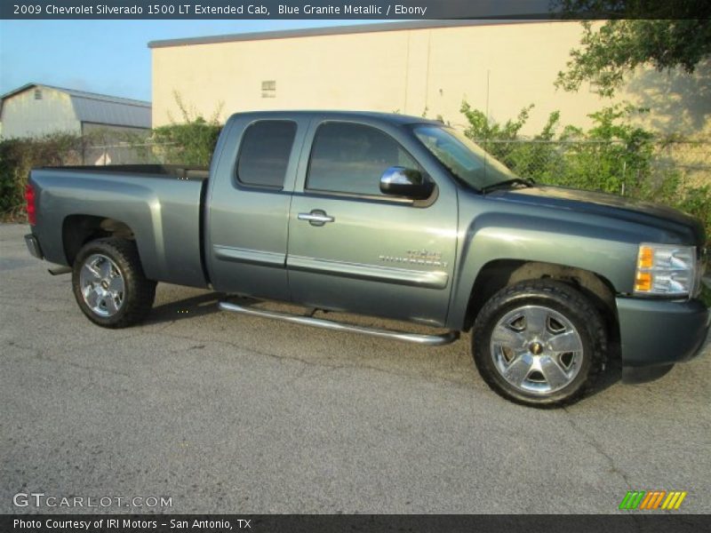 Blue Granite Metallic / Ebony 2009 Chevrolet Silverado 1500 LT Extended Cab