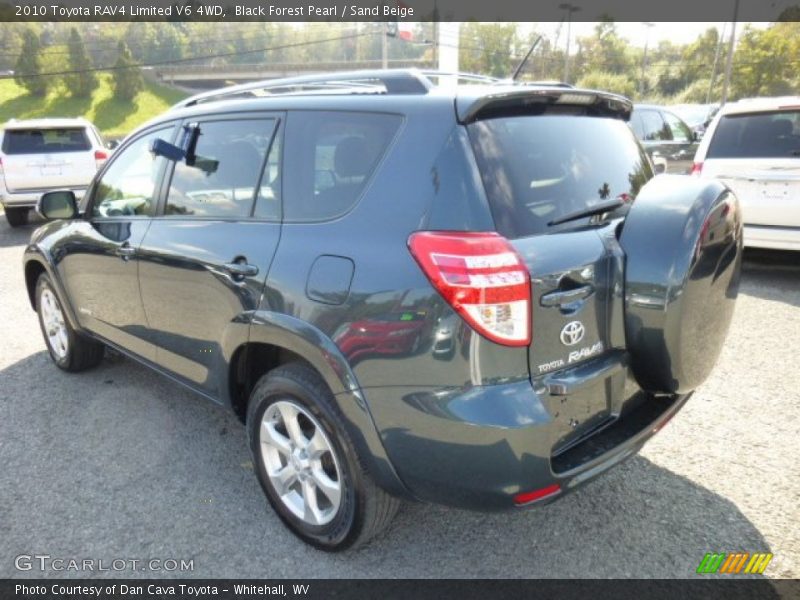 Black Forest Pearl / Sand Beige 2010 Toyota RAV4 Limited V6 4WD