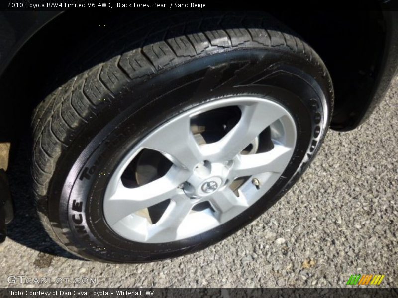 Black Forest Pearl / Sand Beige 2010 Toyota RAV4 Limited V6 4WD