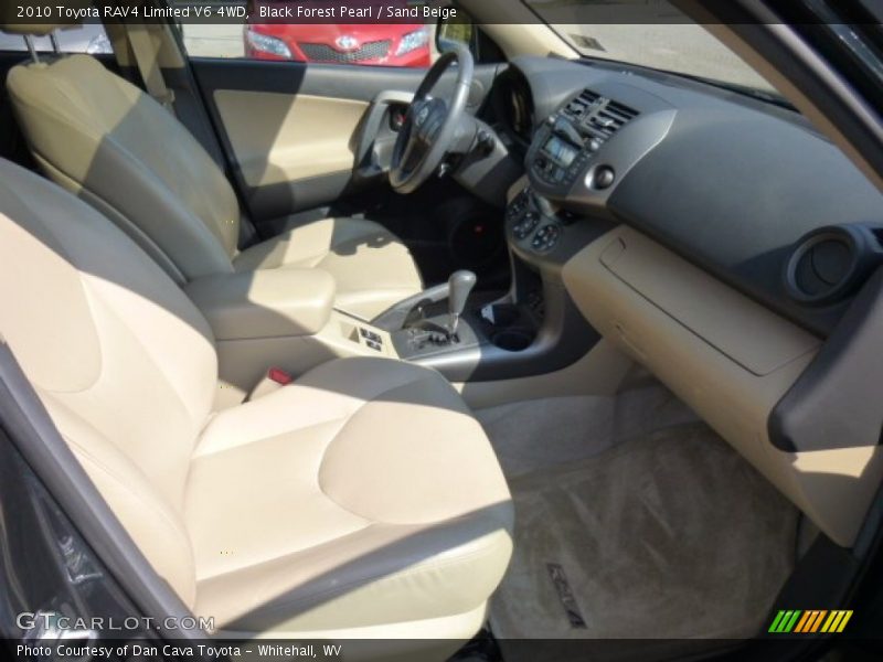 Black Forest Pearl / Sand Beige 2010 Toyota RAV4 Limited V6 4WD