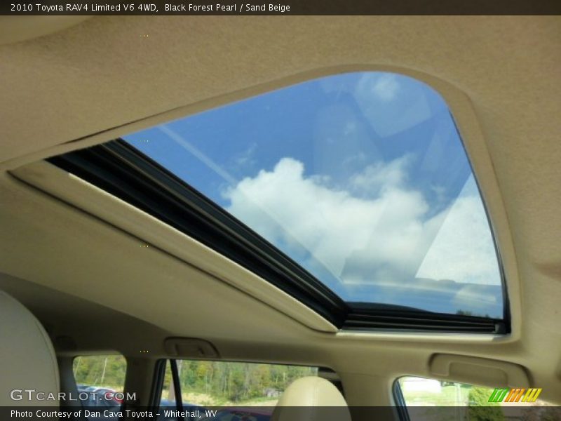 Black Forest Pearl / Sand Beige 2010 Toyota RAV4 Limited V6 4WD