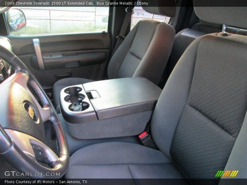 Blue Granite Metallic / Ebony 2009 Chevrolet Silverado 1500 LT Extended Cab