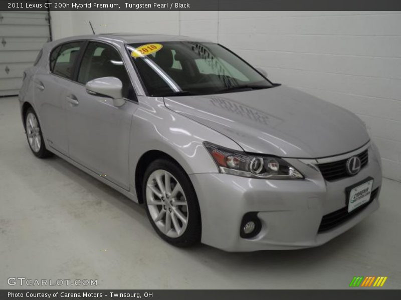 Tungsten Pearl / Black 2011 Lexus CT 200h Hybrid Premium