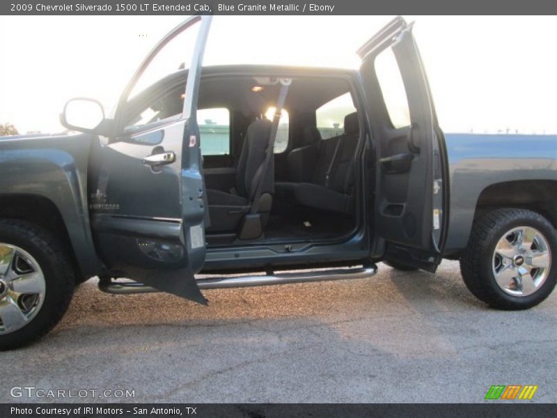 Blue Granite Metallic / Ebony 2009 Chevrolet Silverado 1500 LT Extended Cab