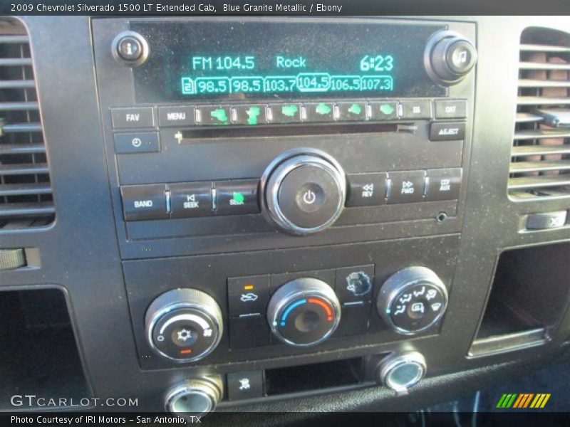 Blue Granite Metallic / Ebony 2009 Chevrolet Silverado 1500 LT Extended Cab