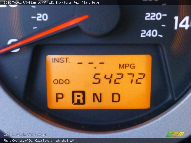 Black Forest Pearl / Sand Beige 2010 Toyota RAV4 Limited V6 4WD