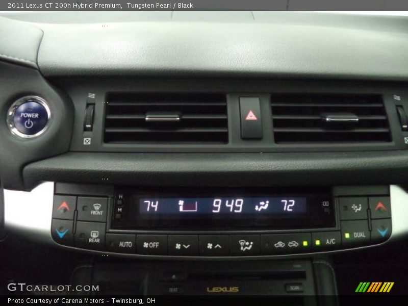 Tungsten Pearl / Black 2011 Lexus CT 200h Hybrid Premium