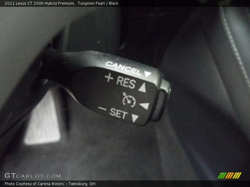 Tungsten Pearl / Black 2011 Lexus CT 200h Hybrid Premium