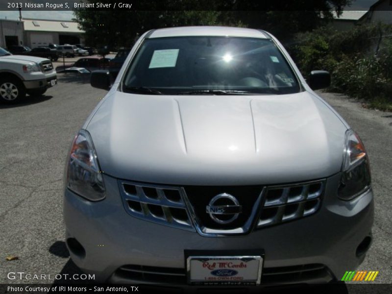 Brilliant Silver / Gray 2013 Nissan Rogue S