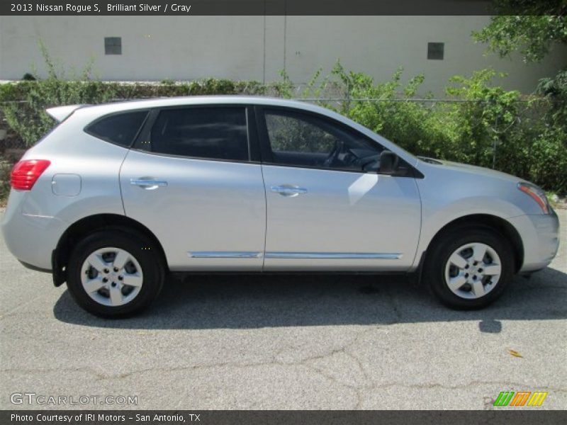 Brilliant Silver / Gray 2013 Nissan Rogue S