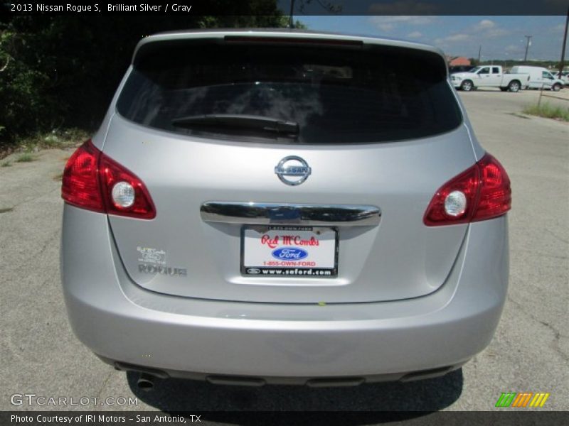 Brilliant Silver / Gray 2013 Nissan Rogue S