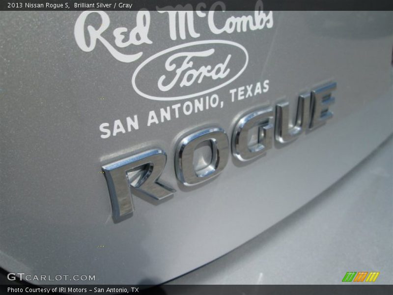 Brilliant Silver / Gray 2013 Nissan Rogue S