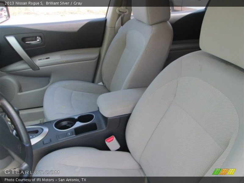 Brilliant Silver / Gray 2013 Nissan Rogue S