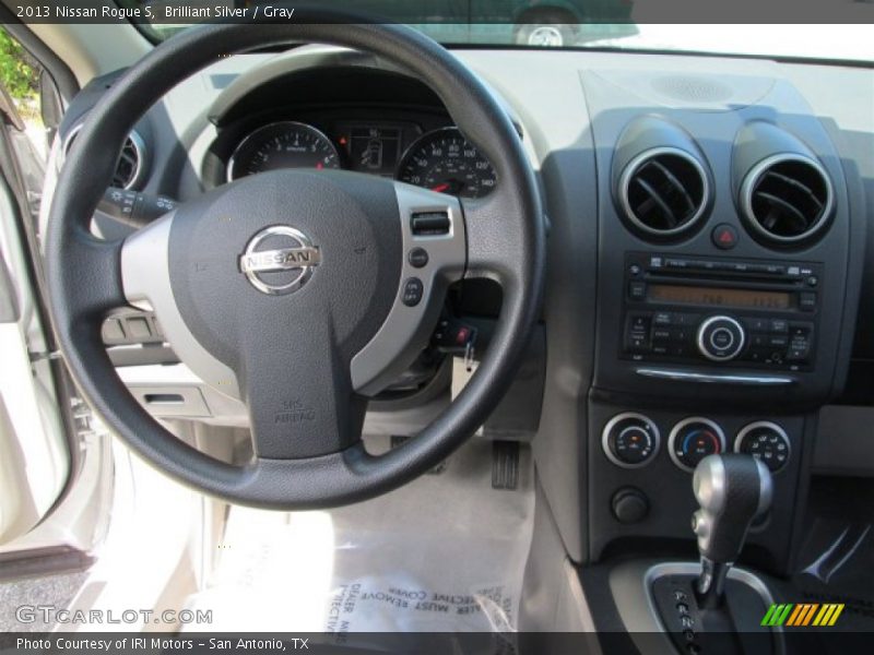 Brilliant Silver / Gray 2013 Nissan Rogue S