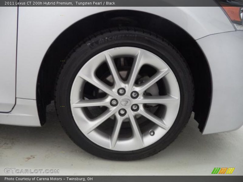 Tungsten Pearl / Black 2011 Lexus CT 200h Hybrid Premium