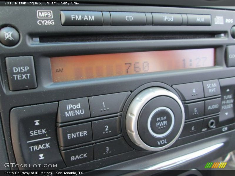 Brilliant Silver / Gray 2013 Nissan Rogue S