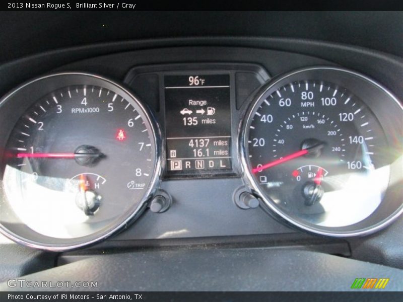 Brilliant Silver / Gray 2013 Nissan Rogue S