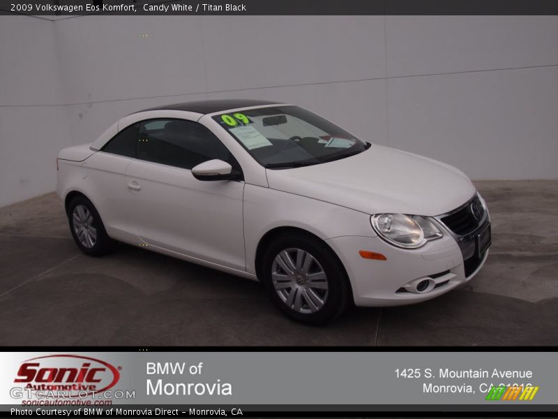 Candy White / Titan Black 2009 Volkswagen Eos Komfort
