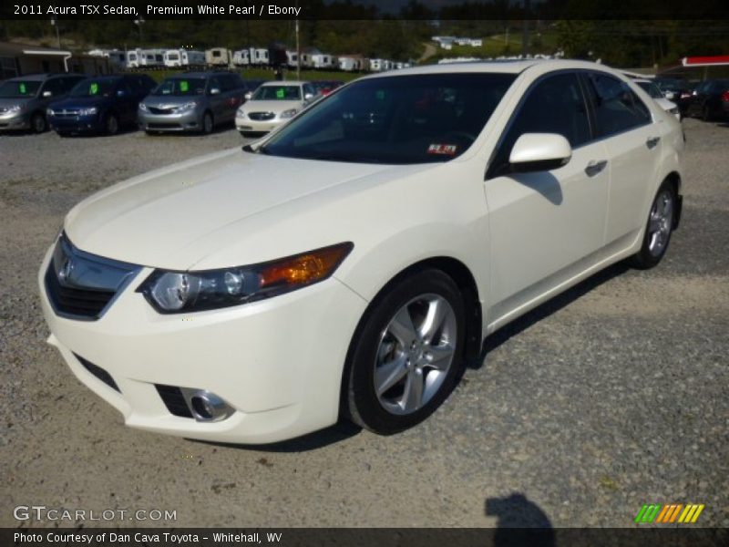 Premium White Pearl / Ebony 2011 Acura TSX Sedan