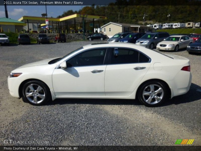 Premium White Pearl / Ebony 2011 Acura TSX Sedan