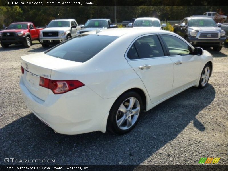 Premium White Pearl / Ebony 2011 Acura TSX Sedan