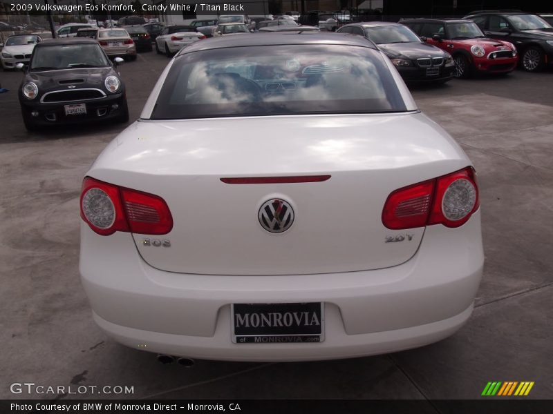 Candy White / Titan Black 2009 Volkswagen Eos Komfort