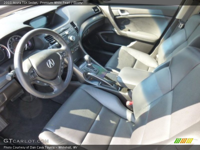 Premium White Pearl / Ebony 2011 Acura TSX Sedan