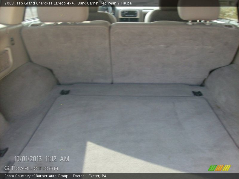 Dark Garnet Red Pearl / Taupe 2003 Jeep Grand Cherokee Laredo 4x4