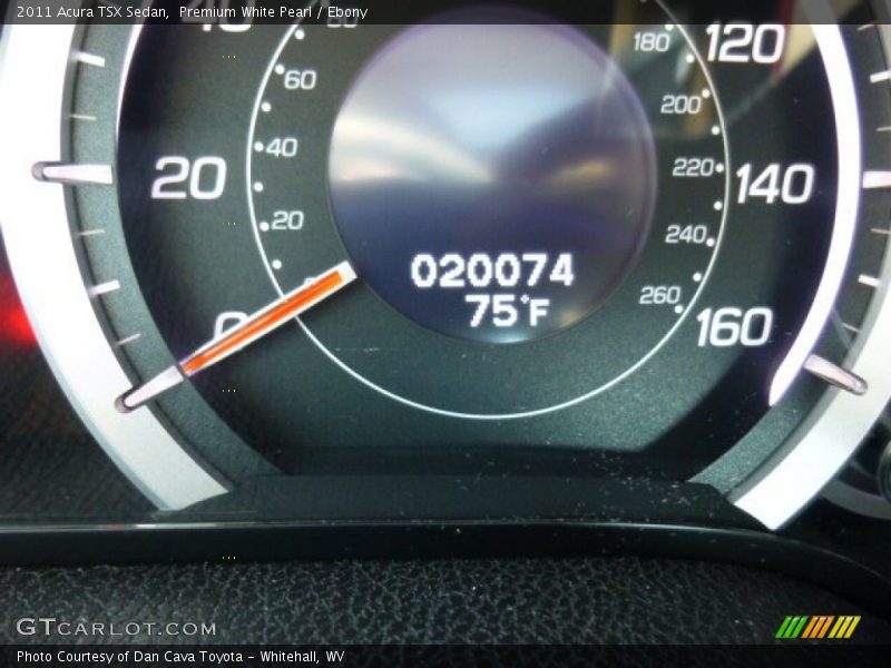 Premium White Pearl / Ebony 2011 Acura TSX Sedan