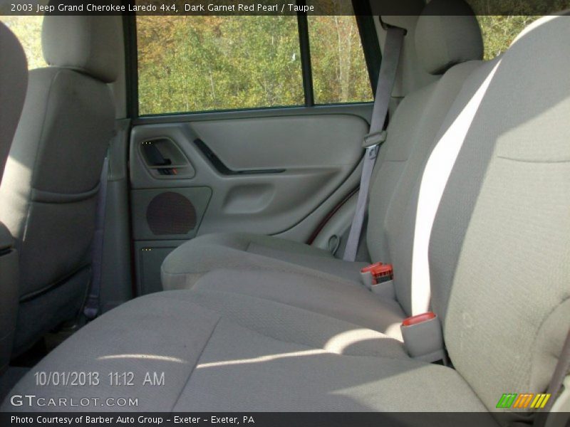 Dark Garnet Red Pearl / Taupe 2003 Jeep Grand Cherokee Laredo 4x4