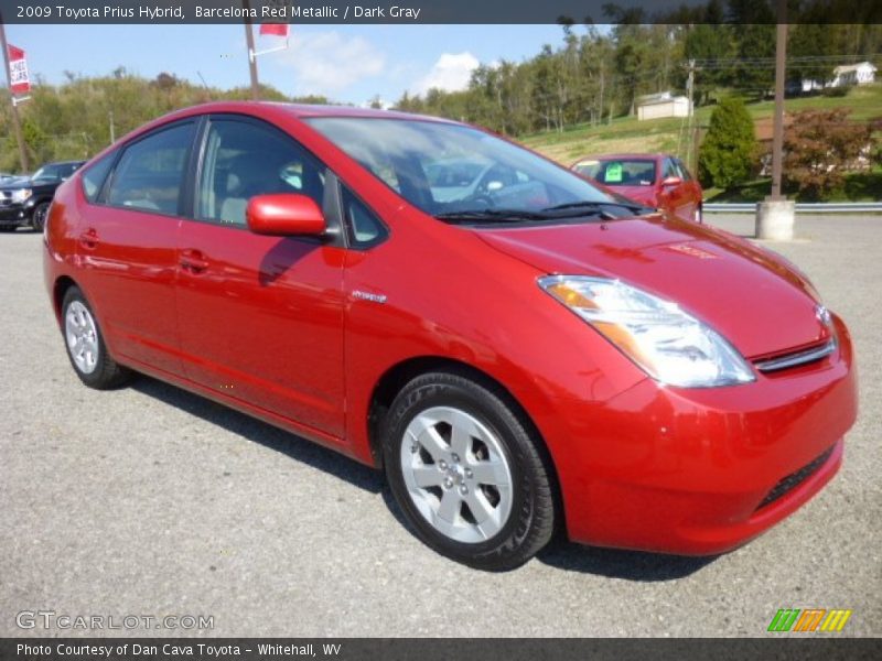 Barcelona Red Metallic / Dark Gray 2009 Toyota Prius Hybrid