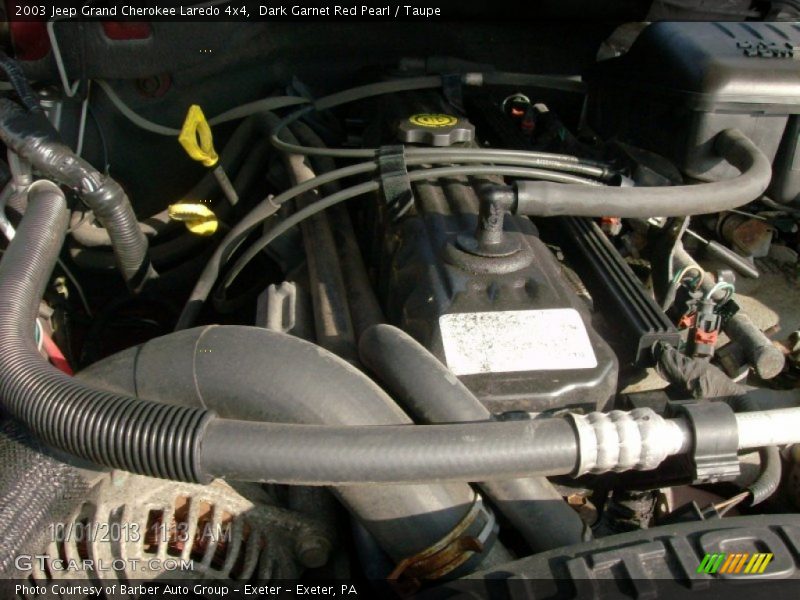 Dark Garnet Red Pearl / Taupe 2003 Jeep Grand Cherokee Laredo 4x4