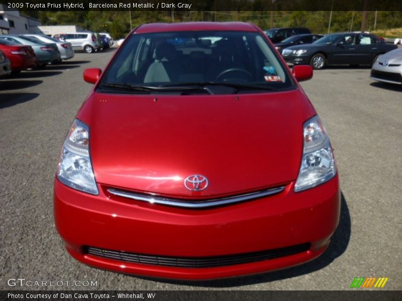 Barcelona Red Metallic / Dark Gray 2009 Toyota Prius Hybrid