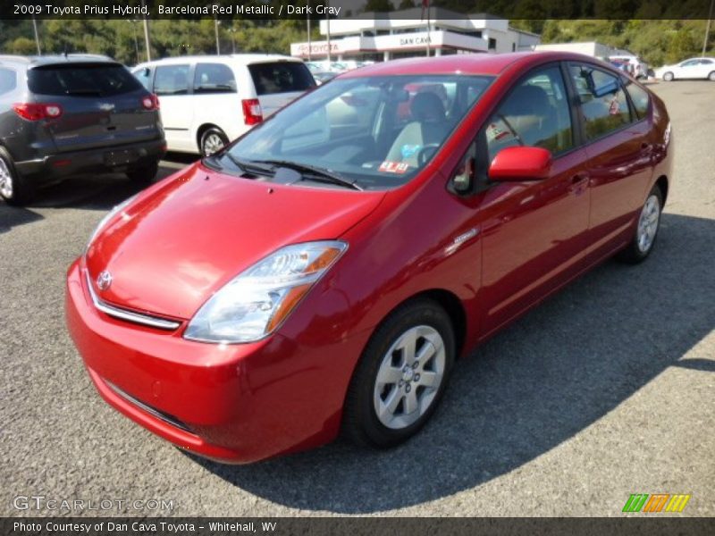 Barcelona Red Metallic / Dark Gray 2009 Toyota Prius Hybrid