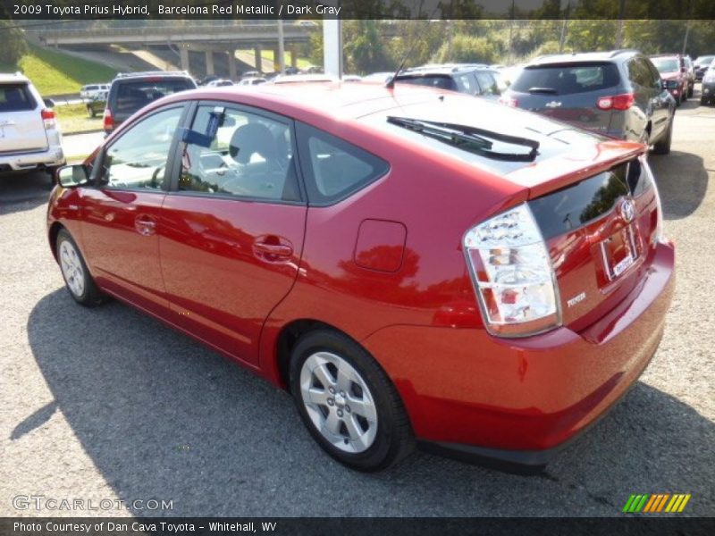 Barcelona Red Metallic / Dark Gray 2009 Toyota Prius Hybrid