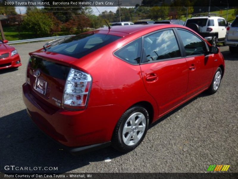 Barcelona Red Metallic / Dark Gray 2009 Toyota Prius Hybrid