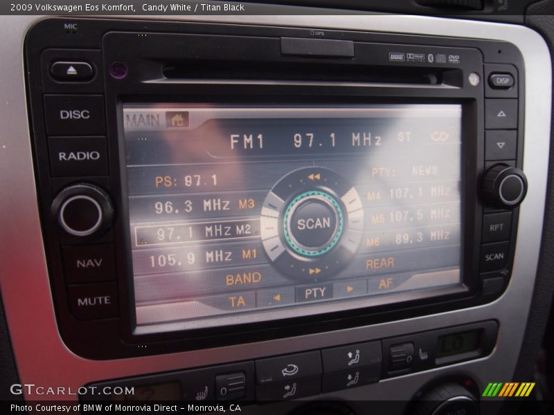 Candy White / Titan Black 2009 Volkswagen Eos Komfort